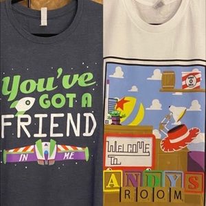 2 Disney tees for the price of one
